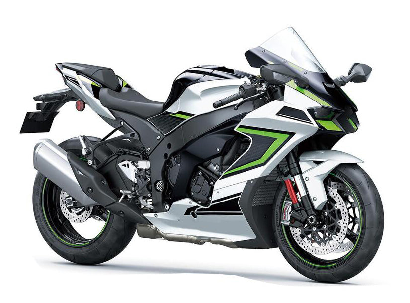 Amotopart 2021-2025 Kawasaki ZX-10R ZX-10RR wit zwart grijs kuipset