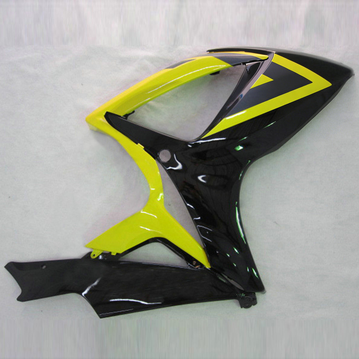 Amotopart 2006–2007 Suzuki GSX-R600 750 K6 Grau Schwarz Gelb Weiß Verkleidungsset