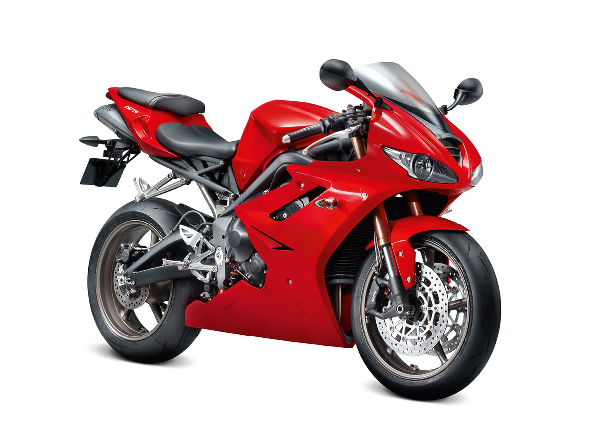 Amotopart 2009-2012 Triumph Daytona 675 Gray Red Black Fairing Kit