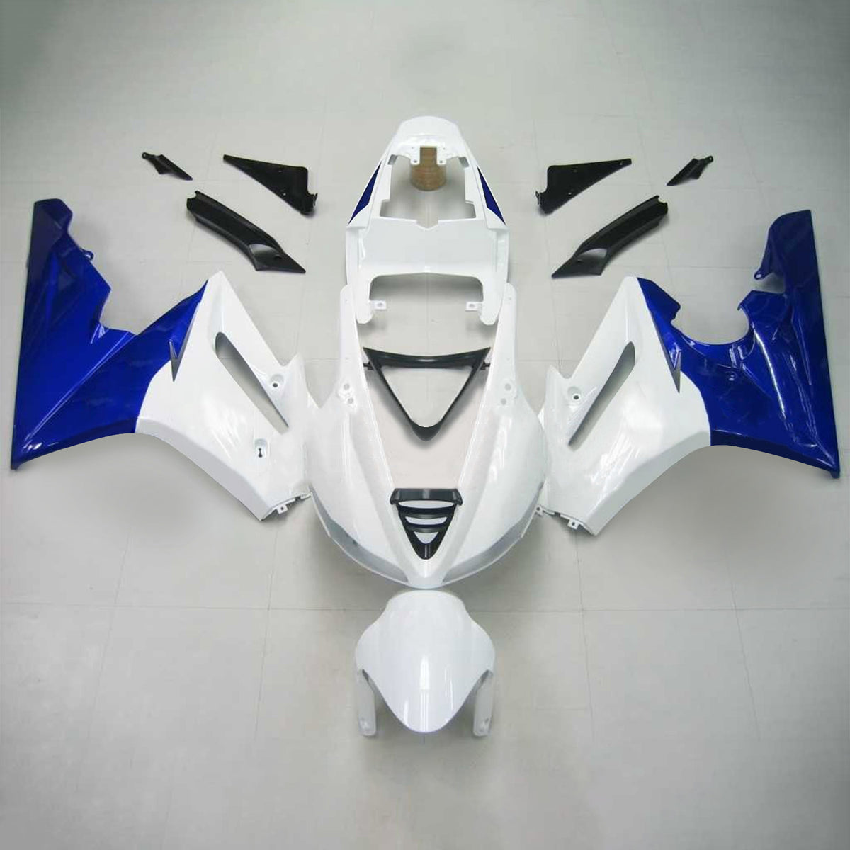 Amotopart 2009-2012 Triumph Daytona 675 Black Gray Fairing Kit