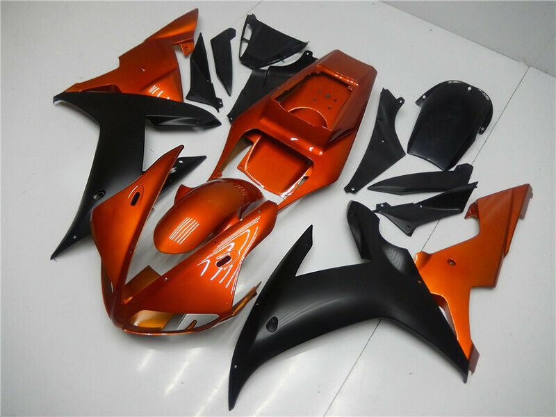 Amotopart 2002-2003 Yamaha YZF-R1 Kit de carenado naranja