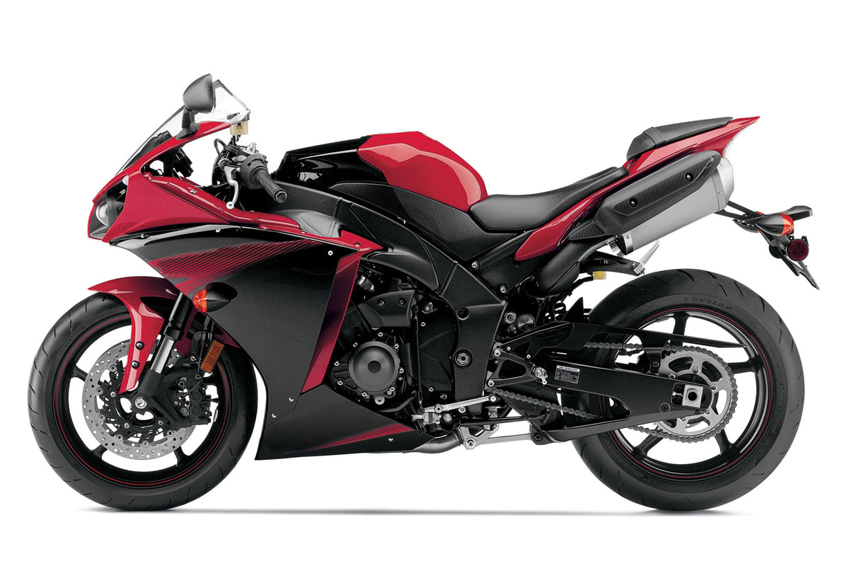 Amotopart 2012-2014 Yamaha YZF-R1 Red White Black Fairing Kit