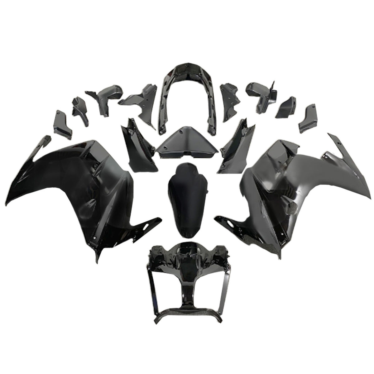 Amotopart 2001–2006 Yamaha FJR 1300 Grau Schwarz Verkleidungsset