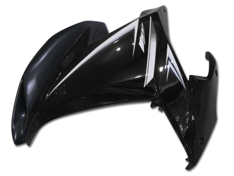Amotopart 2009–2015 Yamaha FZ6R schwarzes Verkleidungsset