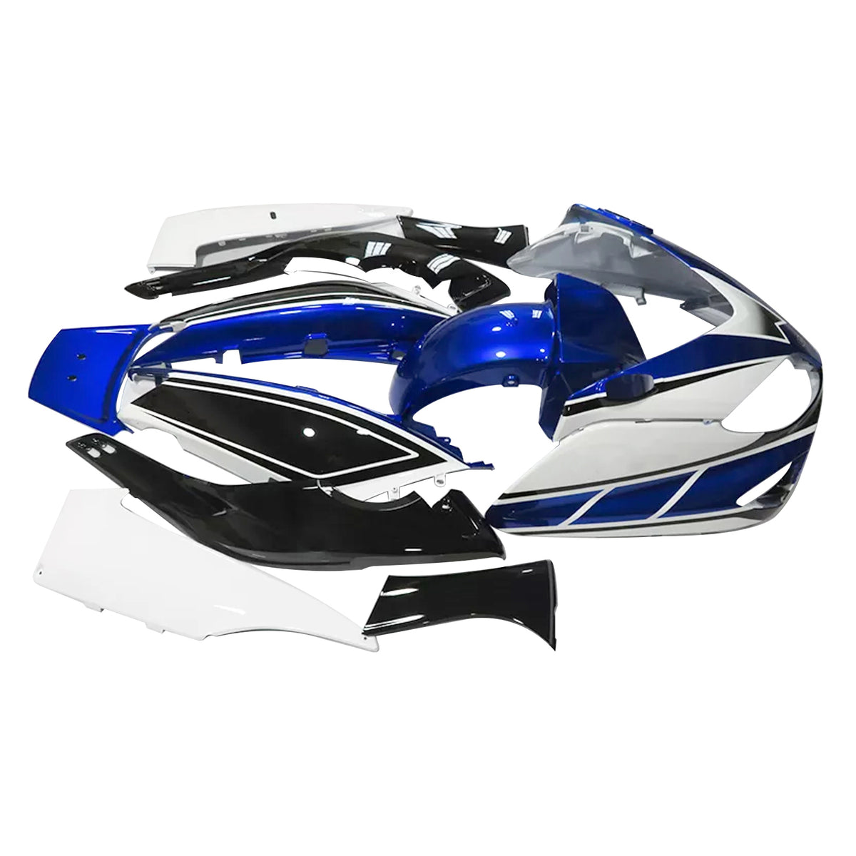 Amotopart 2001-2007 Yamaha TMAX Gray White Blue Black Fairing Kit