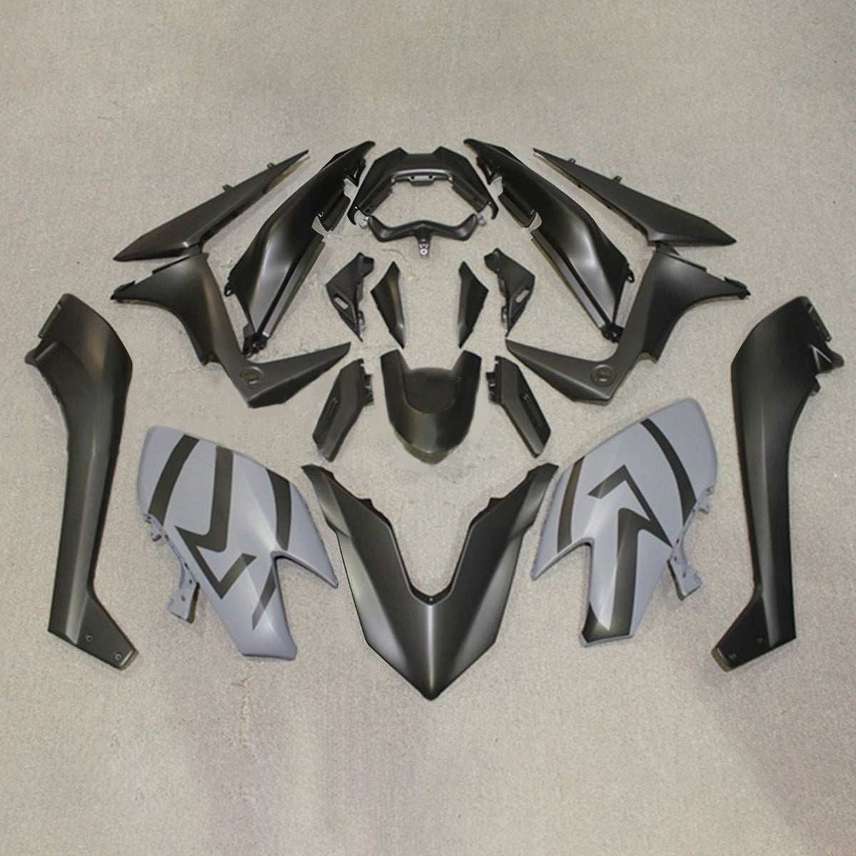 Amotopart 2017-2018 Yamaha TMAX530 grijszwarte kuipset