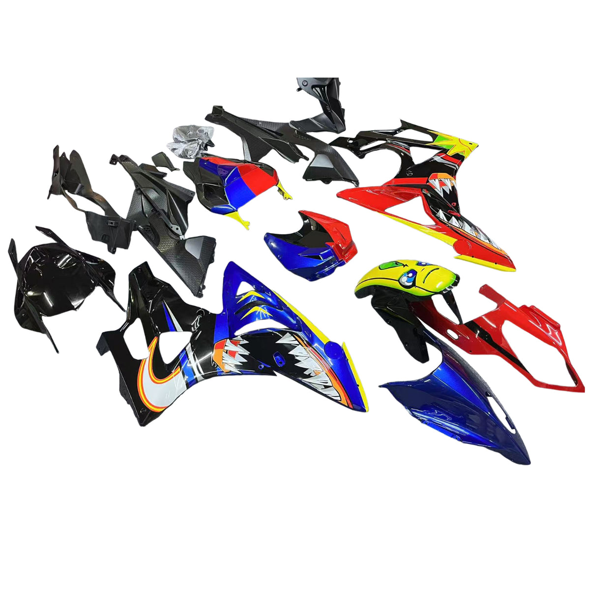 Amotopart 2009-2014 BMW S1000RR Red Blue Fairing Kit