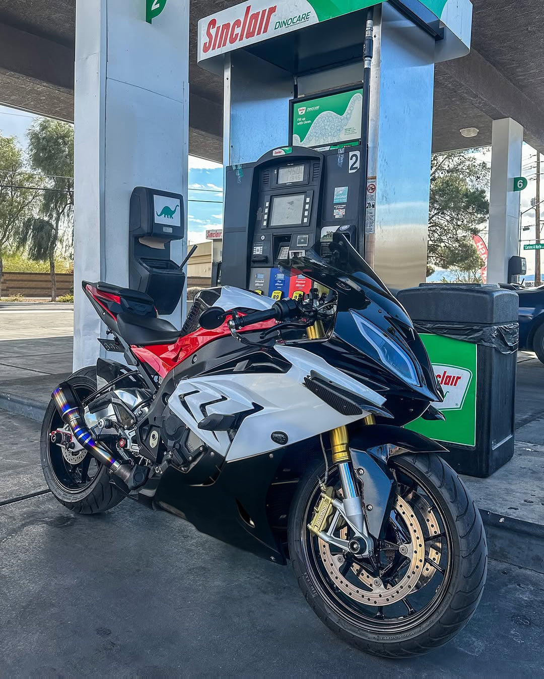 Amotopart 2015-2016 BMW S1000RR White Black Fairing Kit