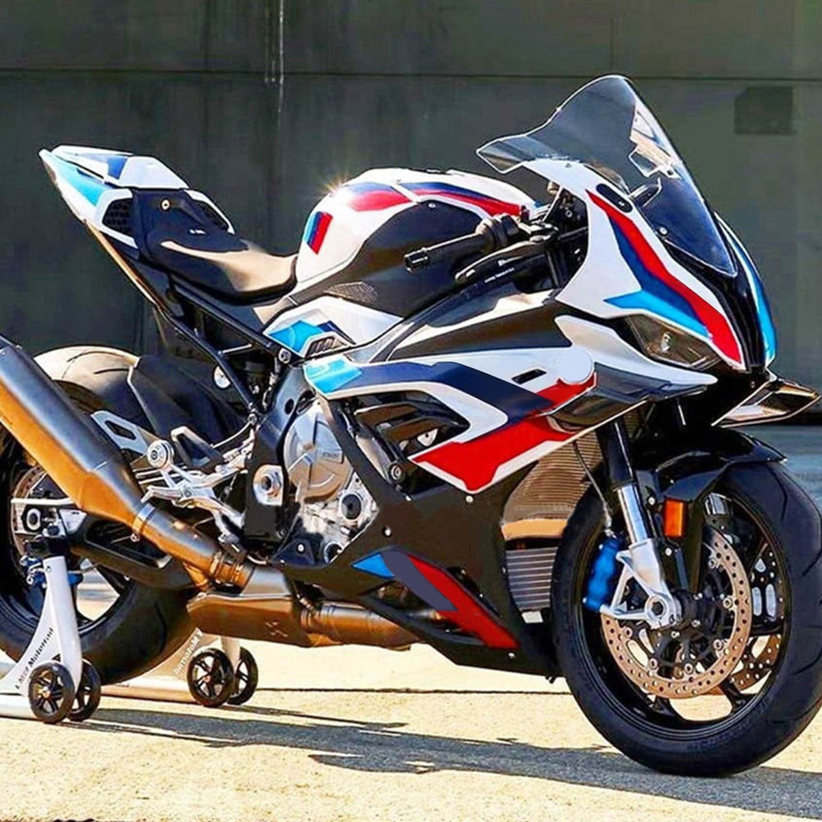 Amotopart 2019-2022 BMW M1000RR S1000RR White Red Black Fairing Kit