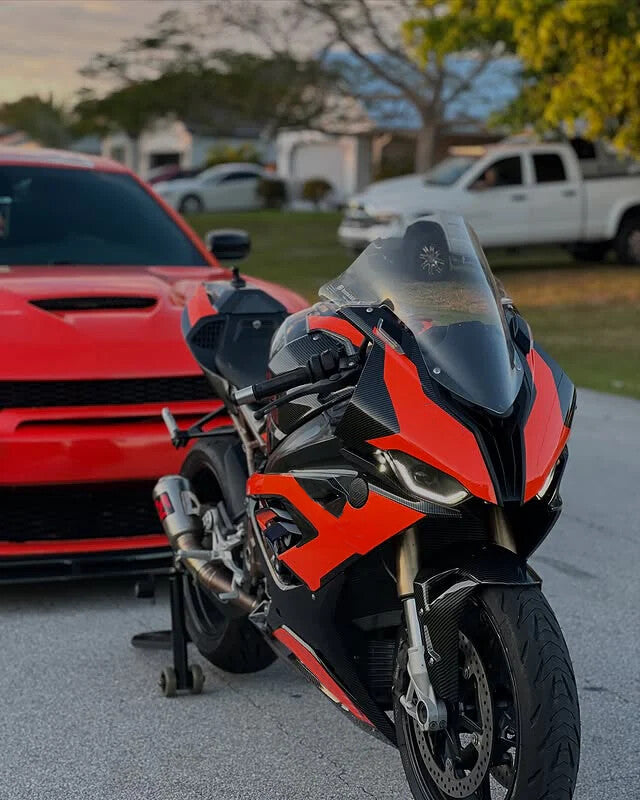 Amotopart 2019-2022 BMW M1000RR S1000RR Black Orange Fairing Kit