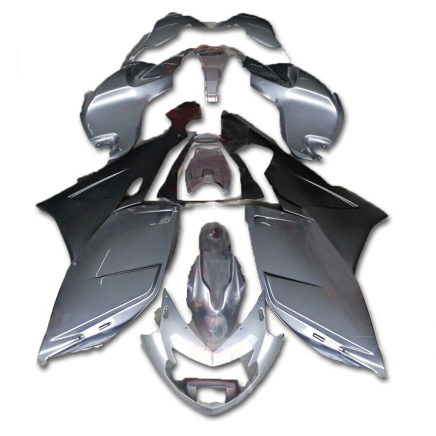 Amotopart 2005-2010 BMW K1200S Kit de carénage argenté