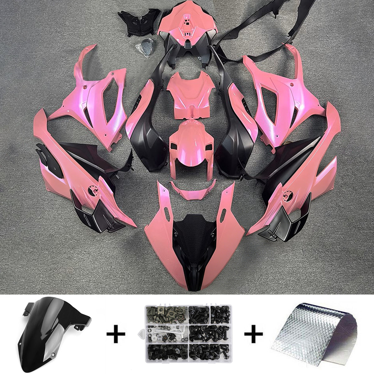 Amotopart 2023-2024 BMW S1000RR roze kuipset