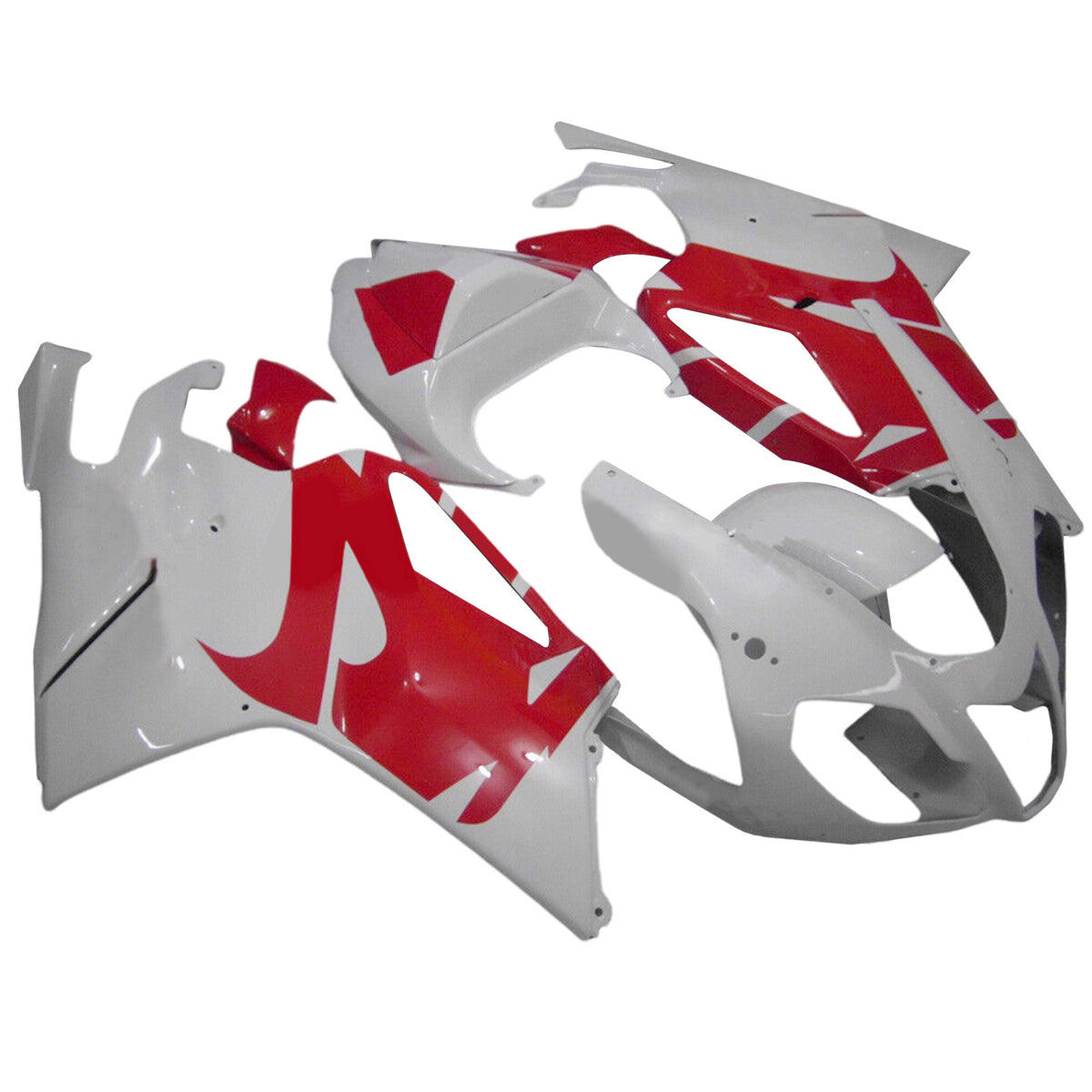 Kit carena Amotopart 2003-2006 Aprilia RSV1000 bianco rosso