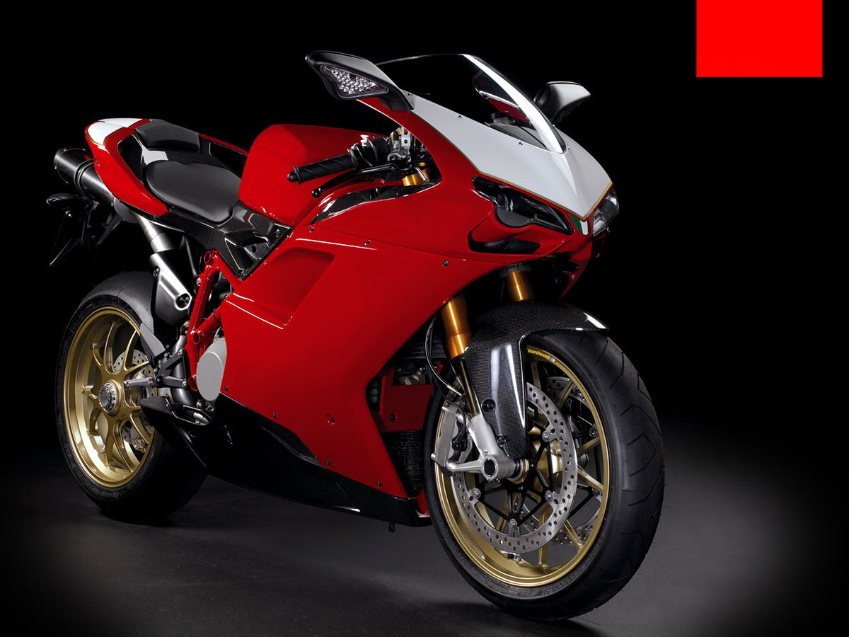 Amotopart 2007-2011 Ducati 1098 1198 848 Red White Fairing Kit