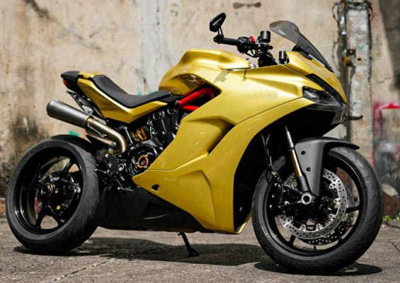 Amotopart 2017-2020 Ducati Supersport 939 939S goudgele kuipset