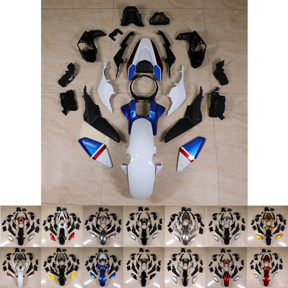 Amotopart 2019-2020 Honda CB650R Black Fairing Kit