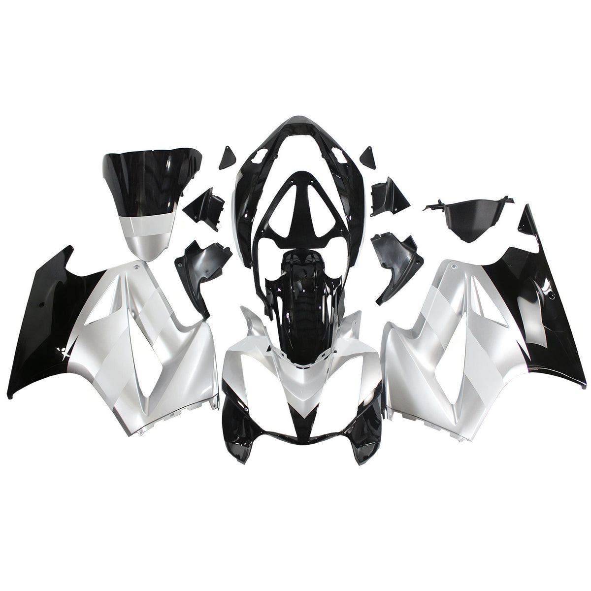 Sada kapotáže Amotopart 2002-2012 Honda VFR800 White Silver Black