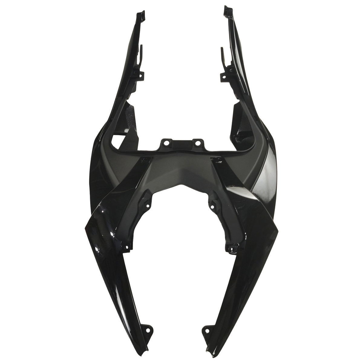 Amotopart 2019-2023 Kawasaki ZX-6R Black White Fairing Kit