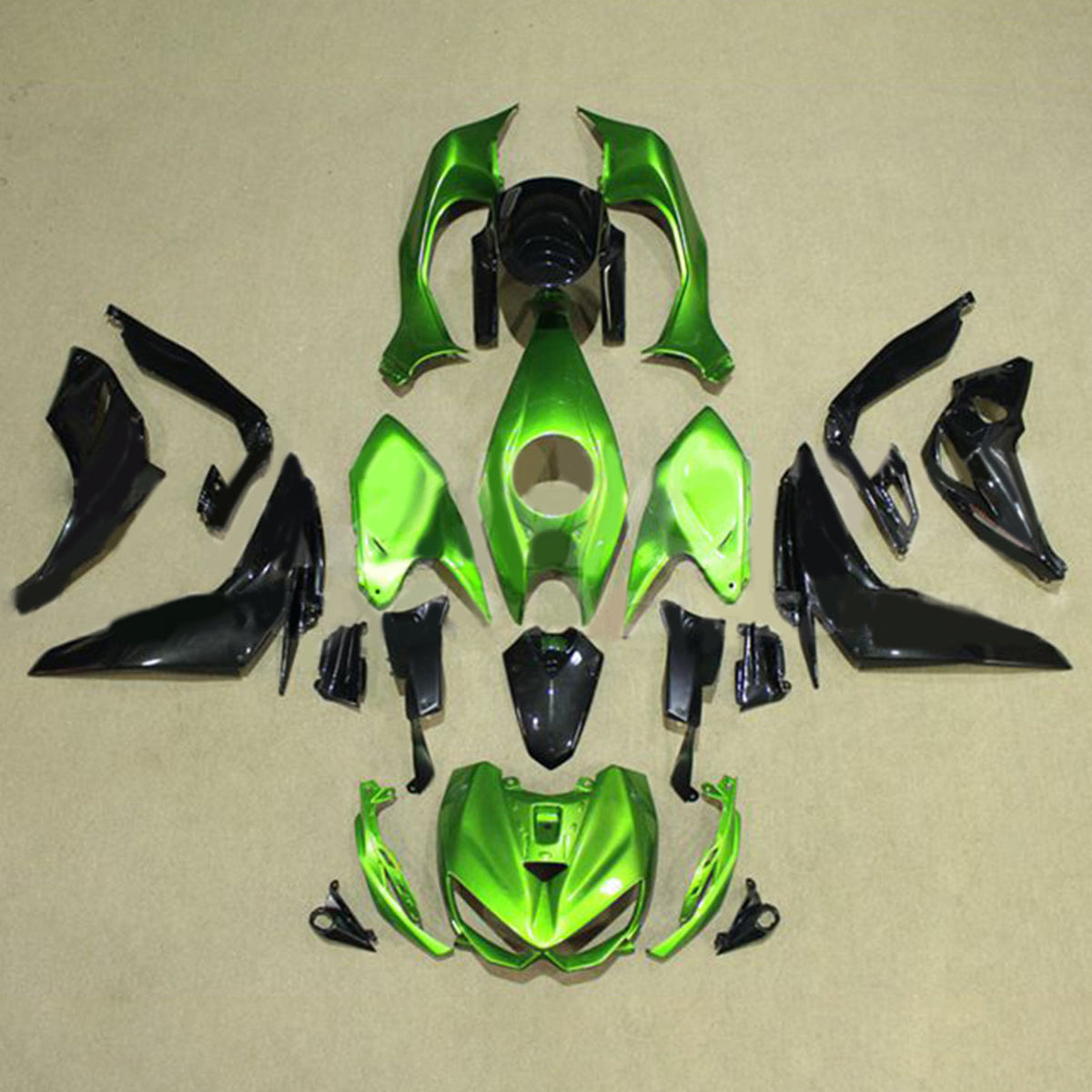 Sada kapotáže Amotopart 2014-2017 Kawasaki Z1000 Black Grey