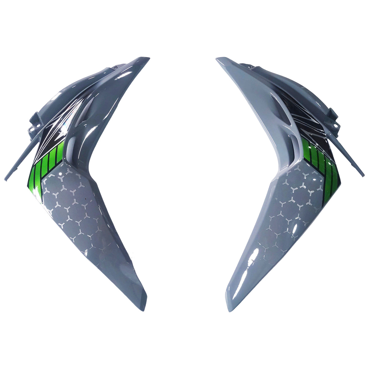 Amotopart 2014-2017 Kawasaki Z1000 Blue Green Black Fairing Kit