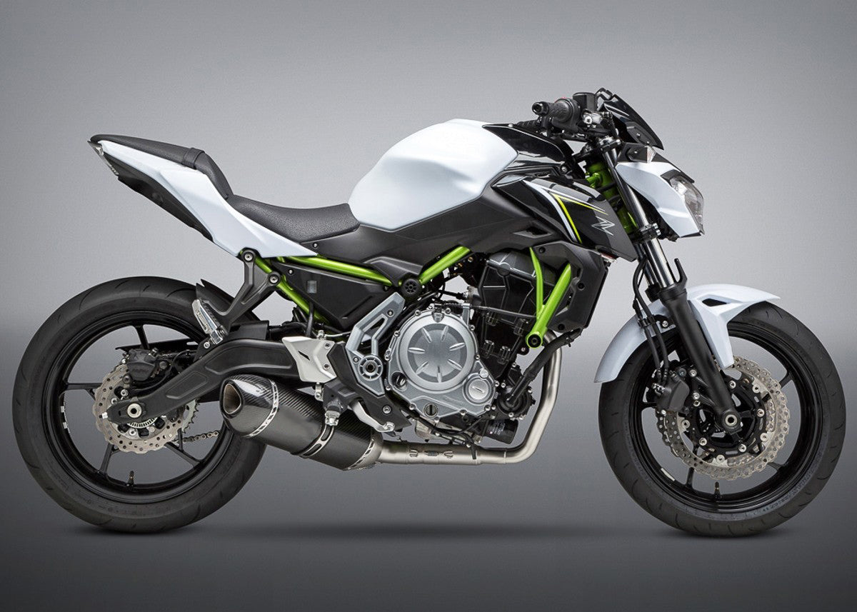 Amotopart 2017-2019 Kawasaki Z650 Gray Black Fairing Kit