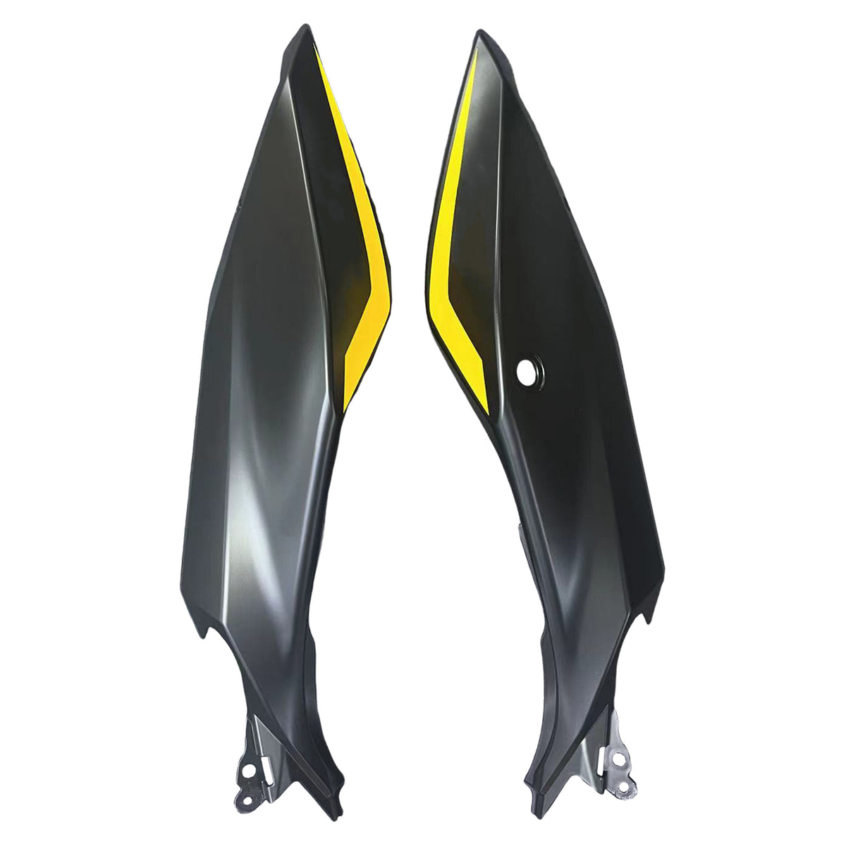 Amotopart 2018-2024 Kawasaki Z400 Kit de carenado amarillo negro