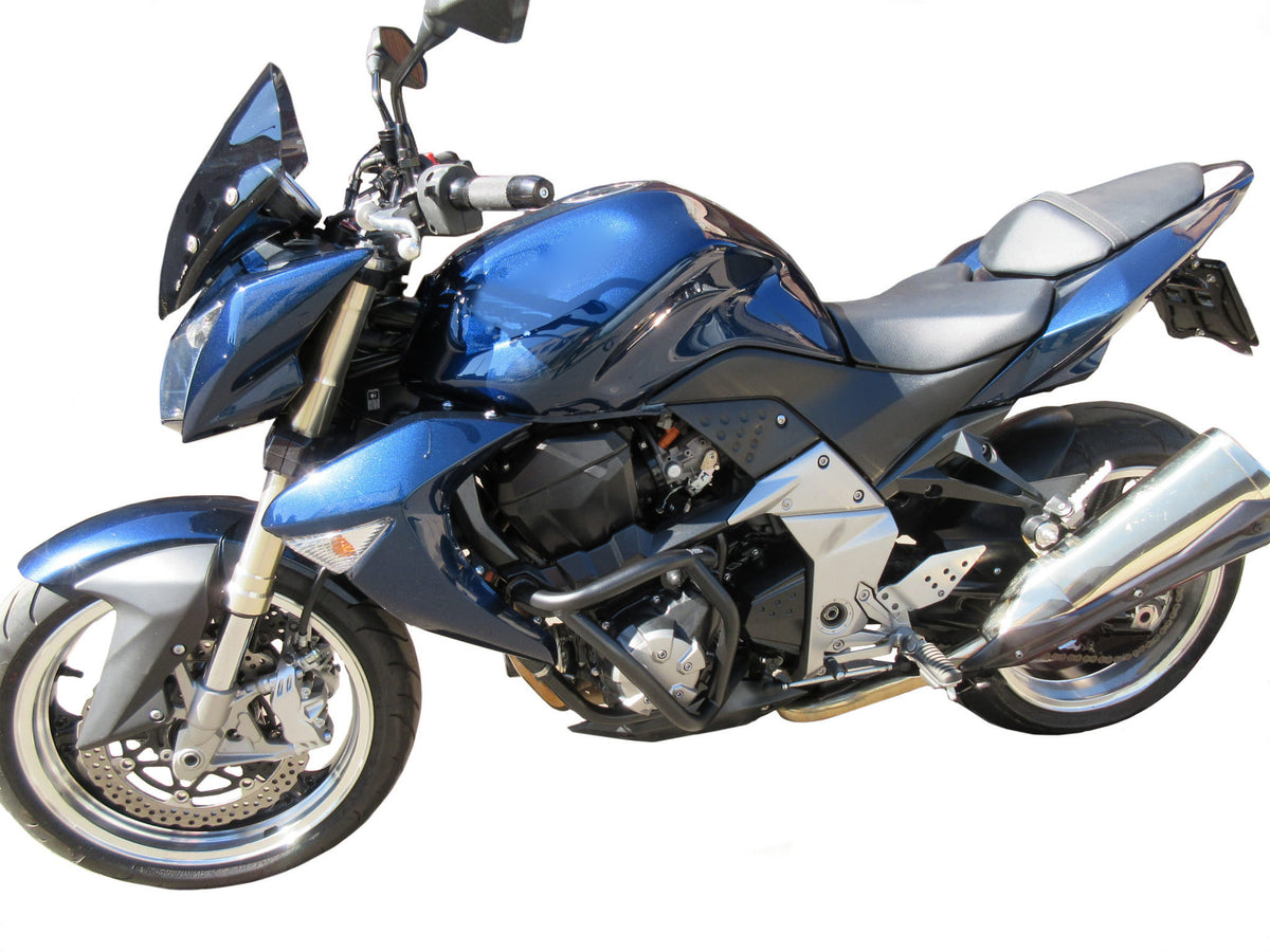 Amotopart 2007–2009 Kawasaki Z1000 Schwarz Blau Grau Verkleidungsset