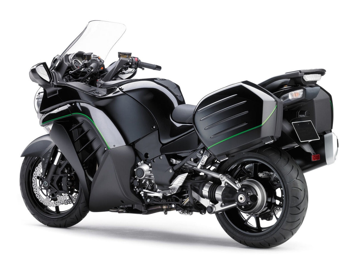 Amotopart 2007-2009 Kawasaki GTR1400 ZG1400 Black Gray Fairing Kit