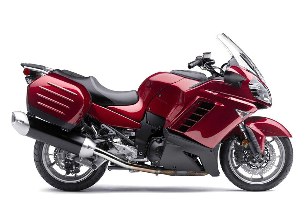 Amotopart 2007-2009 Kawasaki GTR1400 ZG1400 Gray Red Black White Fairing Kit