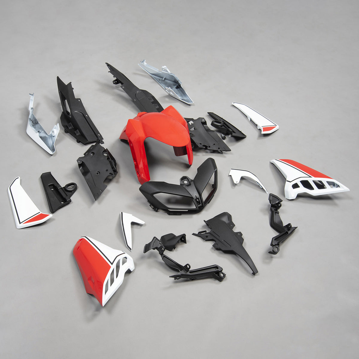 Amotopart 2017-2020 Yamaha MT-09 Gray Red Black White Fairing Kit