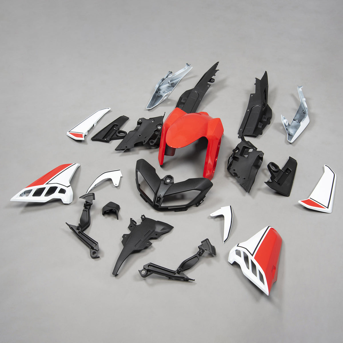 Amotopart 2017-2020 Yamaha MT-09 Gray Red Black White Fairing Kit
