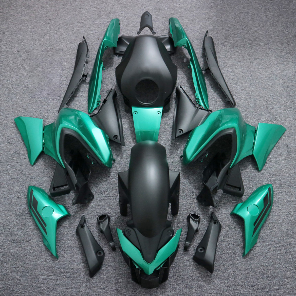 Amotopart 2021-2024 ヤマハ MT-03 ブラック グリーン ブルー フェアリングキット