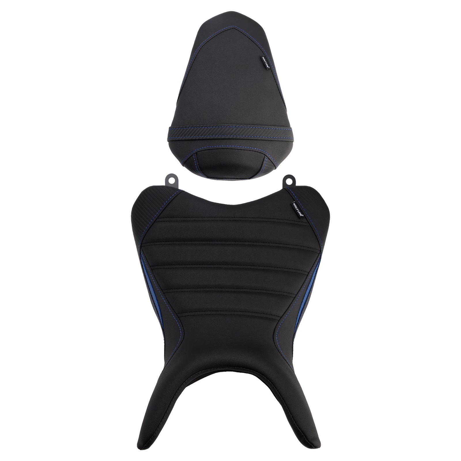 25- 25- Yamaha Yzf-R3 Mt-03 Front&Rear Raider Passenger Cushion Kit Blue