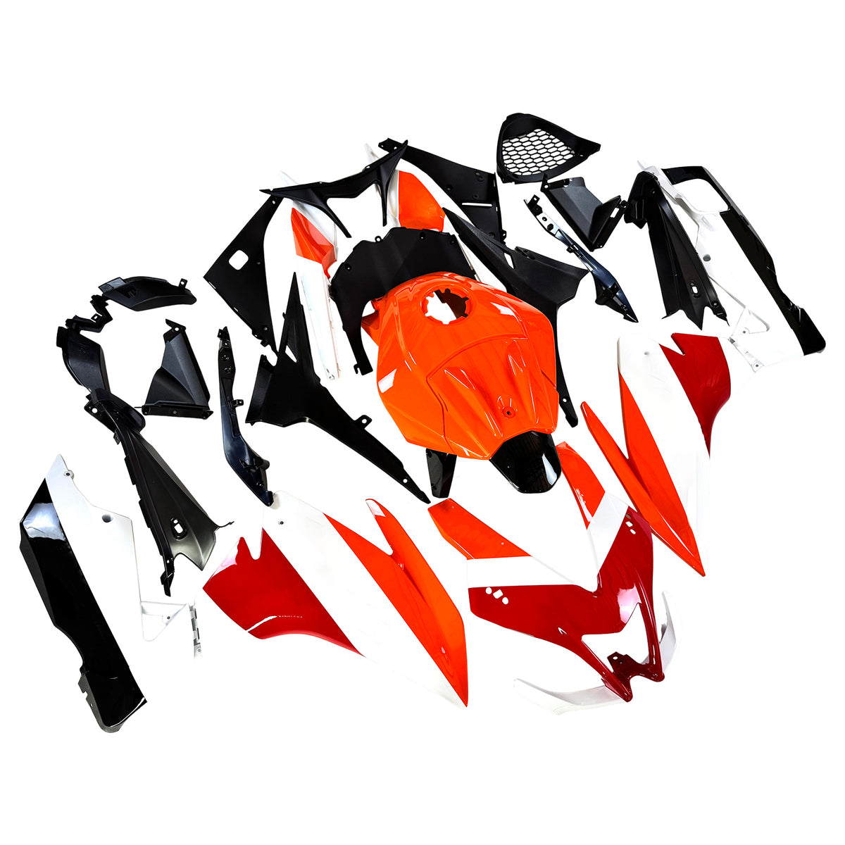 Amotopart 2012-2016 Aprilia RS4 125 50 Red White Fairing Kit