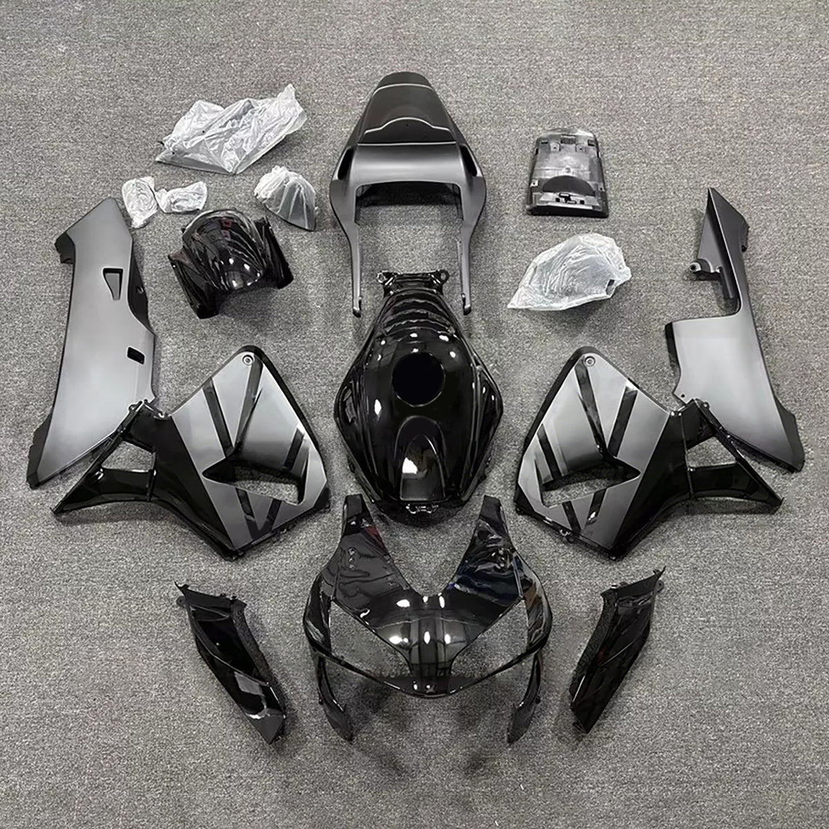 Amotopart 2003-2004 Honda CBR600RR F5 Kit de carenado negro