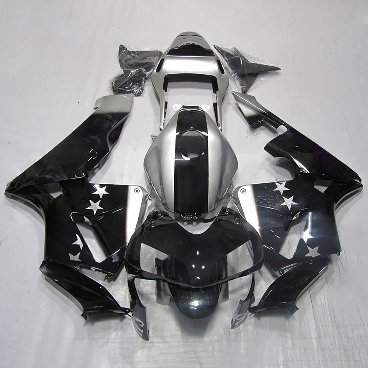 Amotopart 2003–2004 Honda CBR600RR F5 schwarzes Verkleidungsset