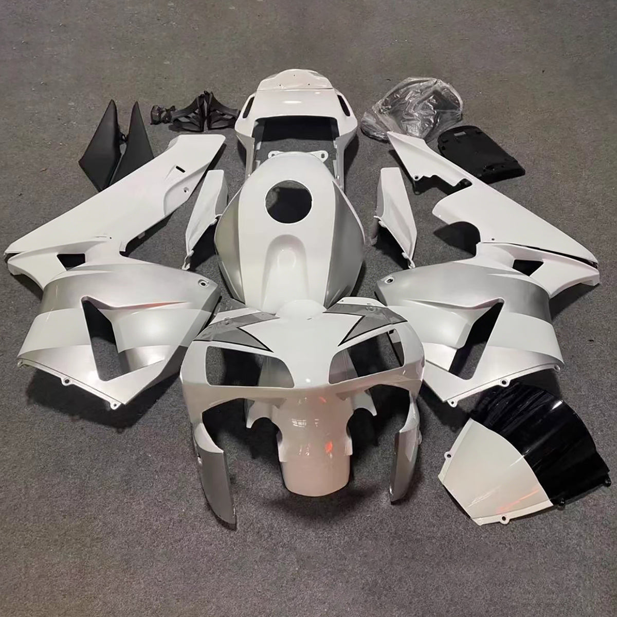 Kit carena bianca Amotopart 2003-2004 Honda CBR600RR F5