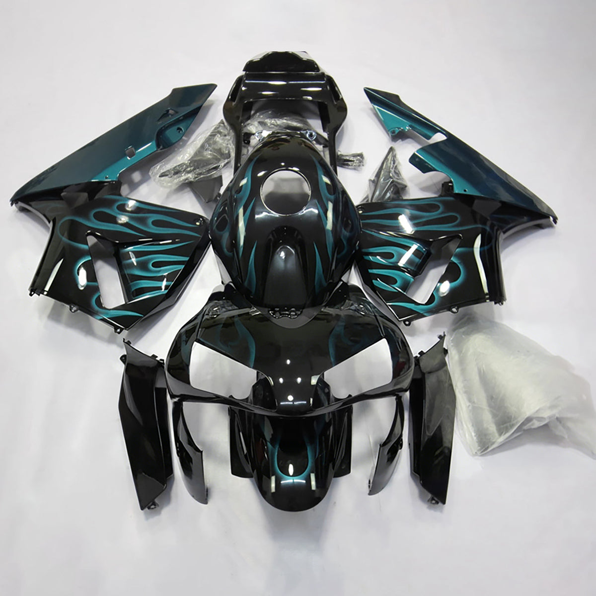 Amotopart 2003-2004 Honda CBR600RR F5 Black Fairing Kit