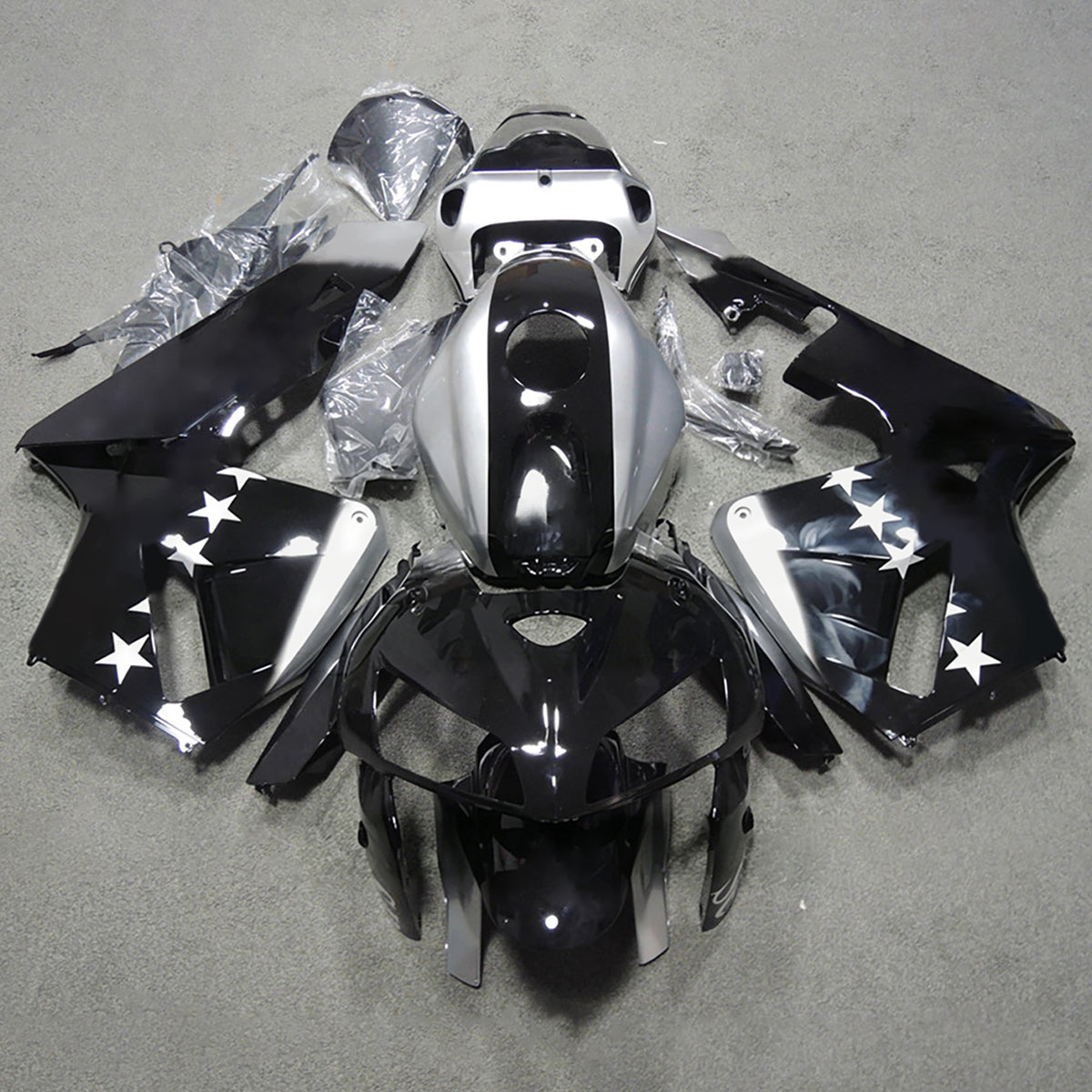 Amotopart 2005-2006 Honda CBR600RR F5 Black Fairing Kit