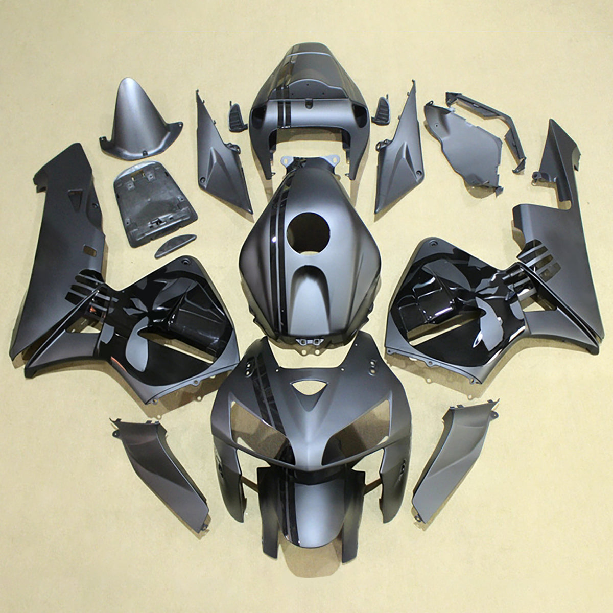 Amotopart 2005-2006 Honda CBR600RR F5 Black Fairing Kit