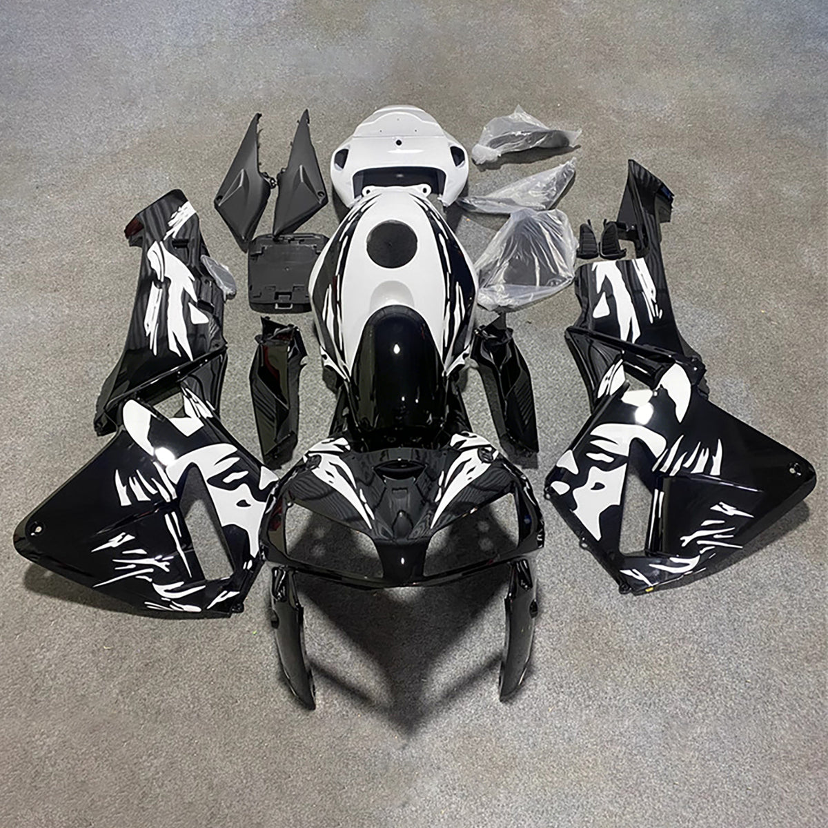 Amotopart 2005-2006 Honda CBR600RR F5 Black Fairing Kit
