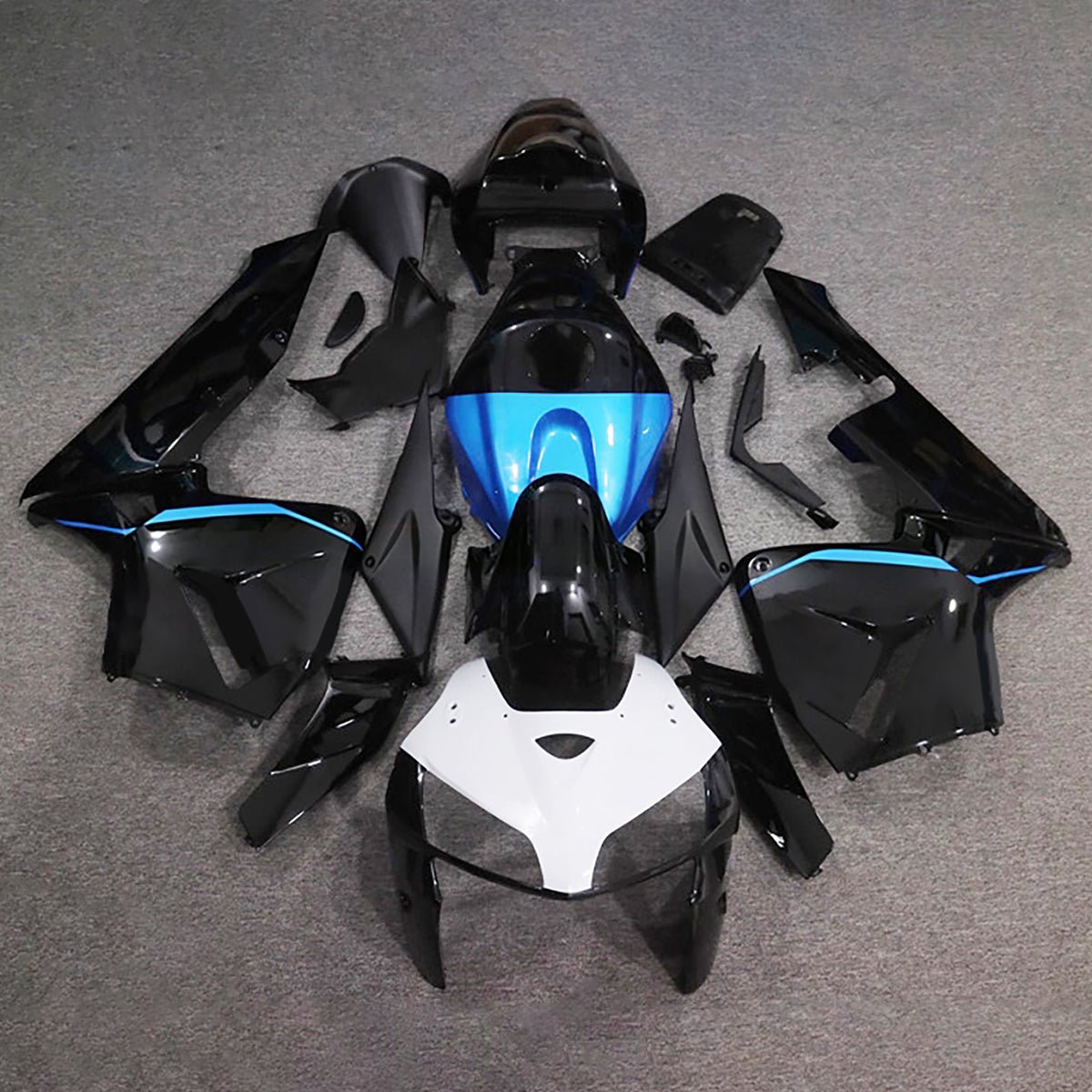 Amotopart 2005-2006 Honda CBR600RR F5 Black Fairing Kit