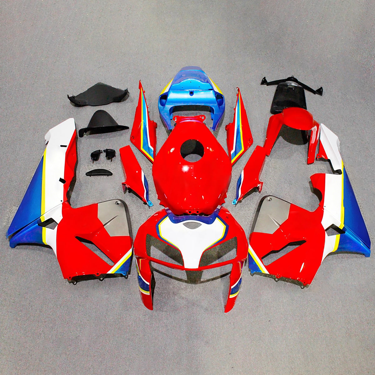 Zestaw owiewek Amotopart 2005-2006 do Hondy CBR600RR F5 w kolorze czerwonym