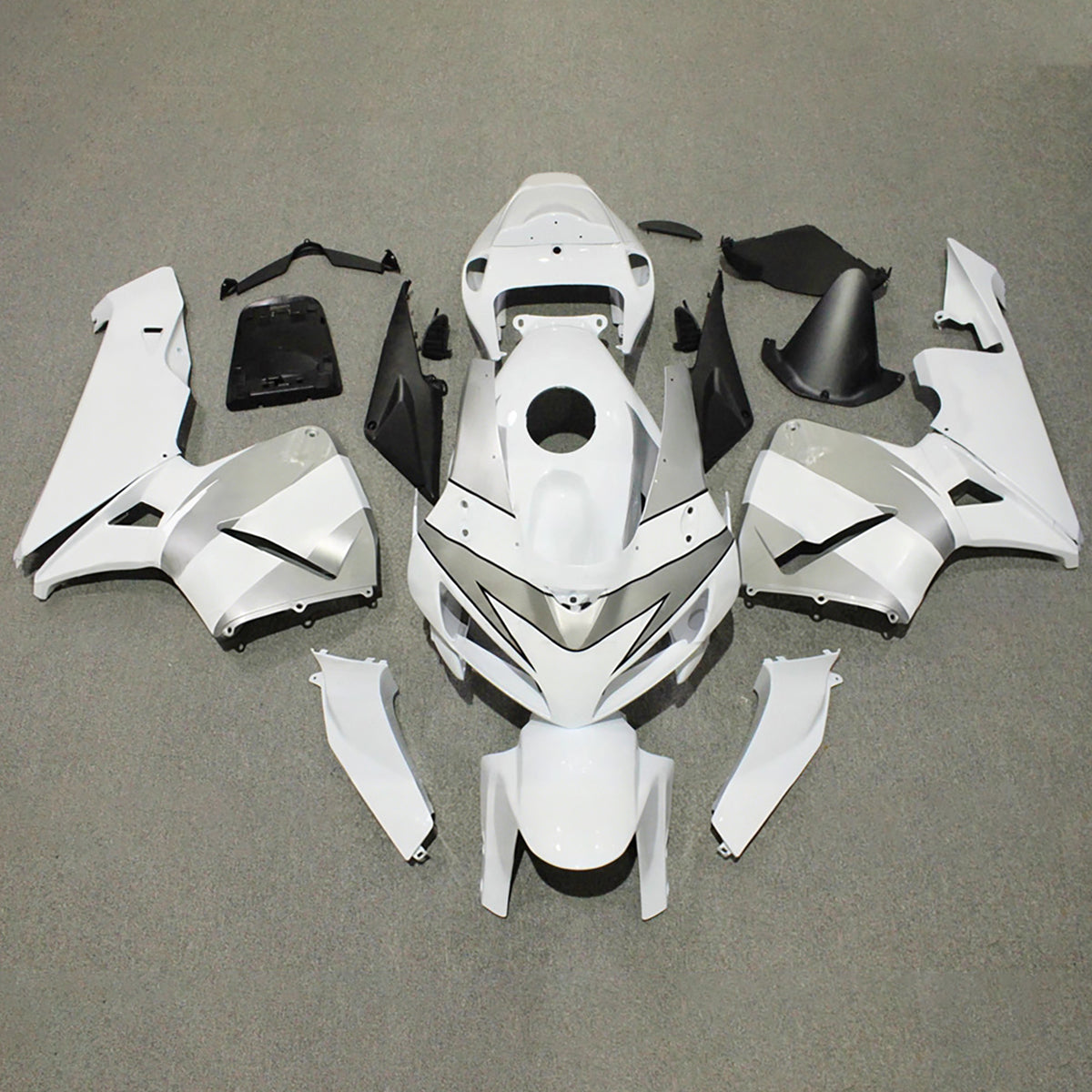 Amotopart 2005-2006 Honda CBR600RR F5 Kit de carénage blanc