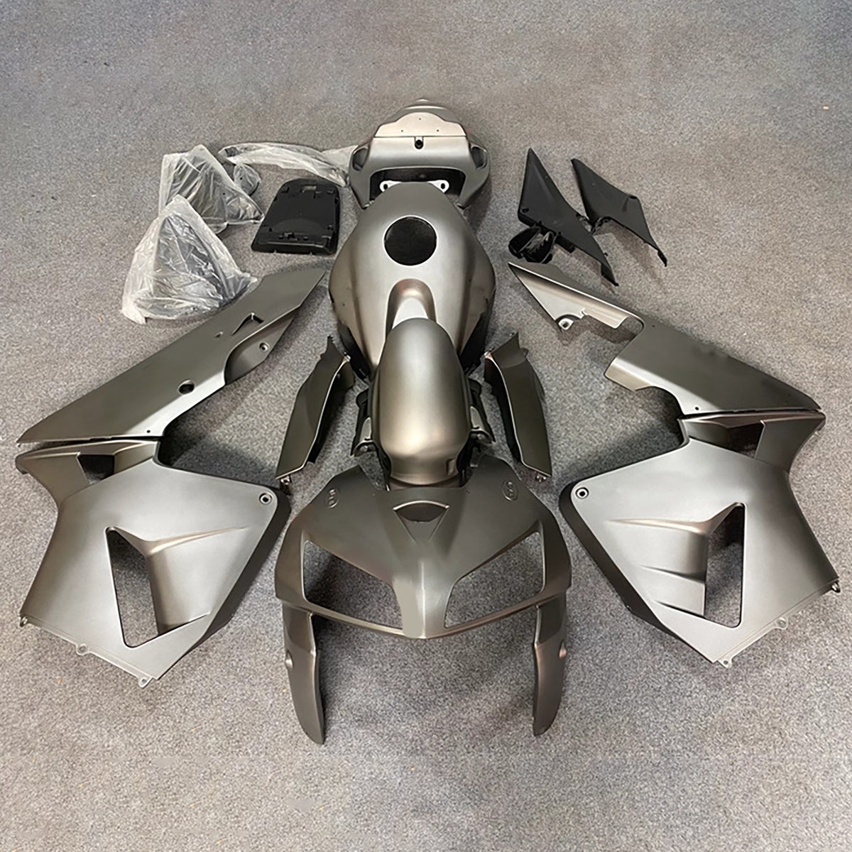 Amotopart 2005–2006 Honda CBR600RR F5 Silber Verkleidungsset