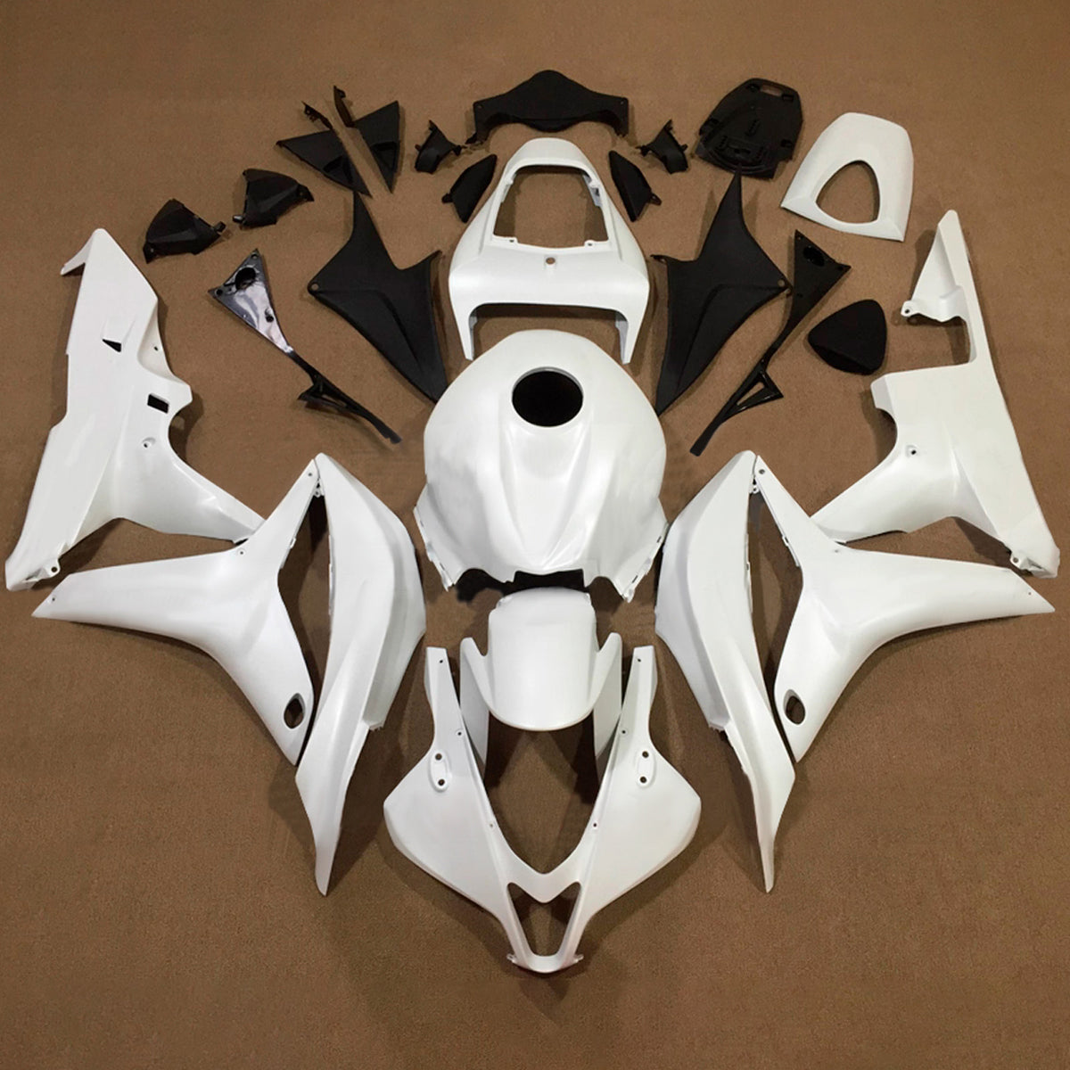 Amotopart 2007-2008 Honda CBR600RR F5 White Fairing Kit