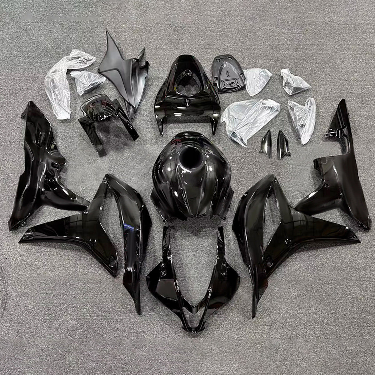 Amotopart 2007-2008 Honda CBR600RR F5 Black Fairing Kit