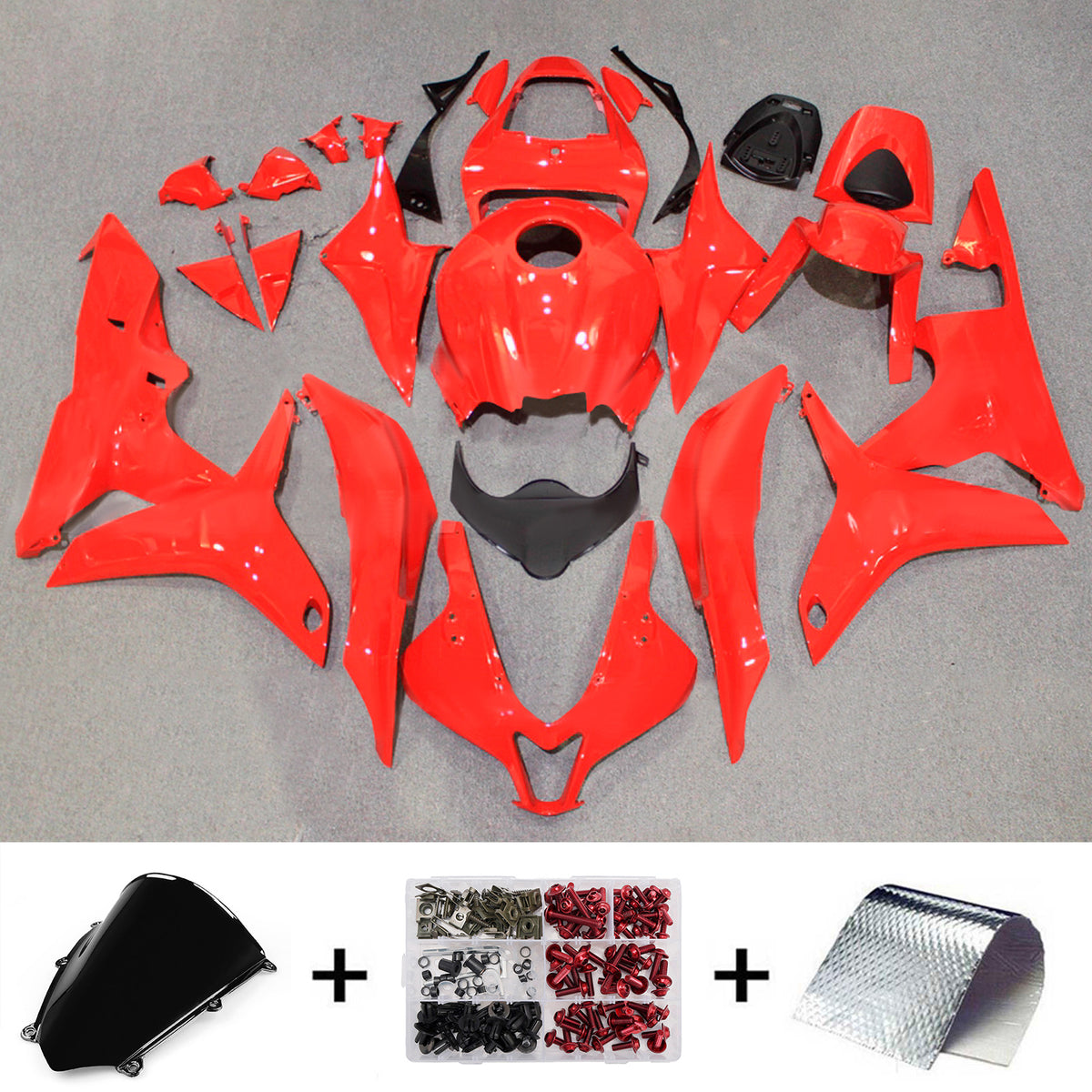 Amotopart 2007–2008 Honda CBR600RR F5 rotes Verkleidungsset