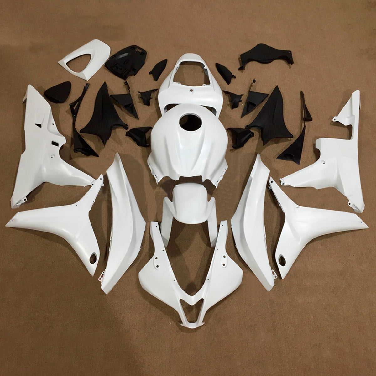 Amotopart 2007-2008 Honda CBR600RR F5 White Fairing Kit