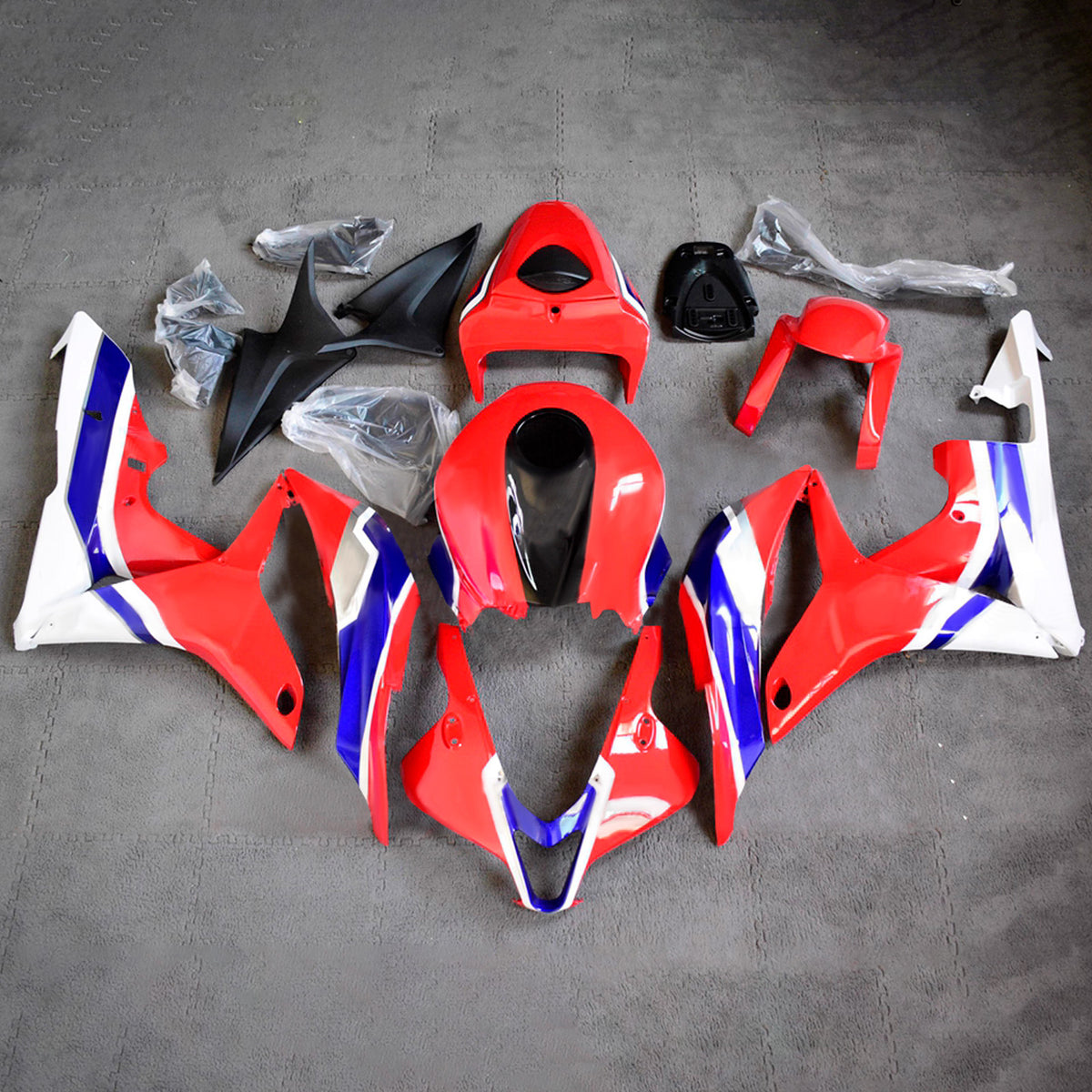 Amotopart 2007-2008 Honda CBR600RR F5 Red Fairing Kit